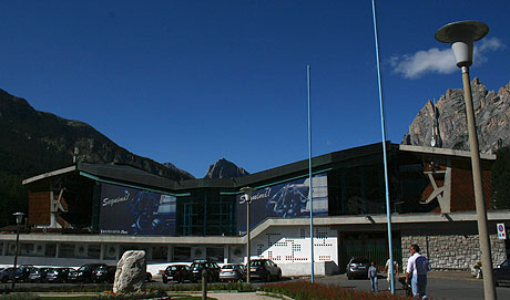 Das Olympia-Stadion Cortina d'Ampezzo foto