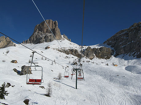 die Aufstieganlage Cortina foto