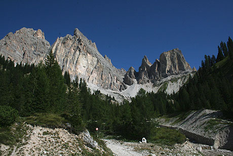 Die Dolomiten in Cortina Herbst foto