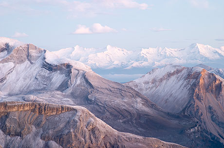 Die Dolomiten in Cortina im Winter foto