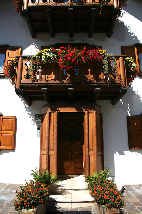 Eingang des Hotels Natale Cortina foto