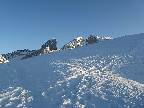 Schnee in Cortina d'Ampezzo foto