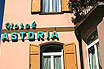 Eingang Des Hotels Astoria Cortina