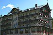 Eingang des Hotels Franceschi Cortina