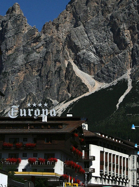 Hotel Europa and Splendid Venezia from Cortina photo