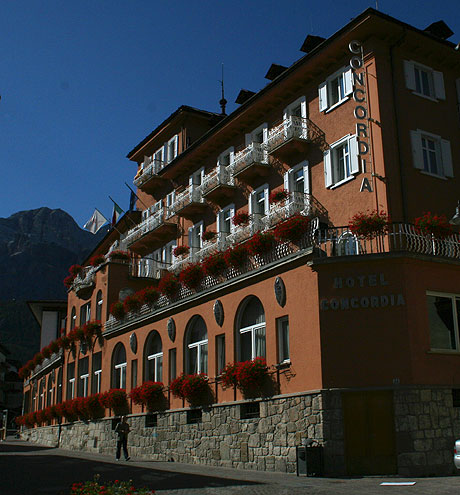 The Hotel Concordia from Cortina photo