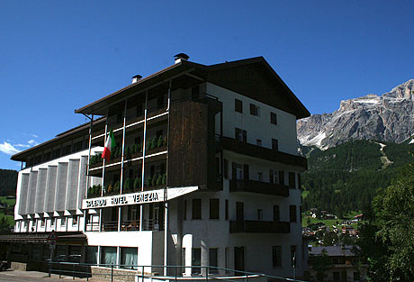 The Hotel Splendid Venezia from Cortina d'Ampezzo photo