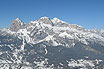 Aerial View Of Cortina In Winter