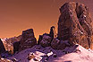 Five Towers Peaks In The Dolomites