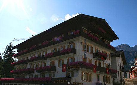 El hotel Victoria en Cortina foto