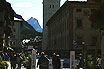 Los Turistas En El Centro De Cortina